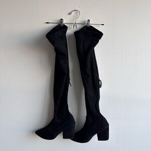 Elegant Black Over-the-Knee Women's Boots